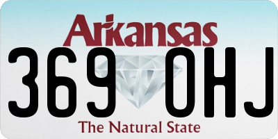 AR license plate 369OHJ