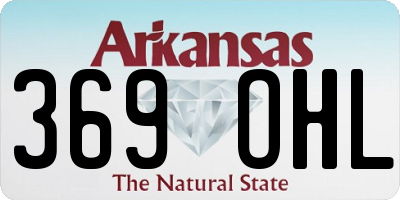 AR license plate 369OHL