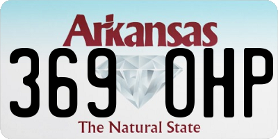 AR license plate 369OHP