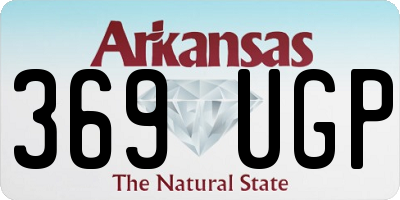 AR license plate 369UGP