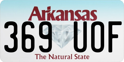 AR license plate 369UOF