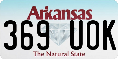 AR license plate 369UOK