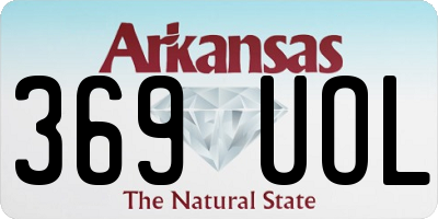 AR license plate 369UOL