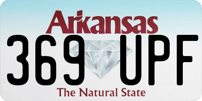 AR license plate 369UPF