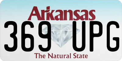 AR license plate 369UPG