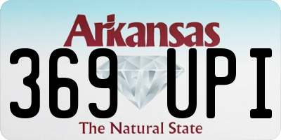 AR license plate 369UPI