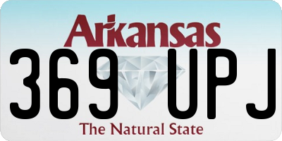 AR license plate 369UPJ
