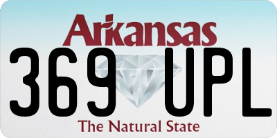 AR license plate 369UPL