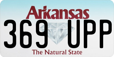 AR license plate 369UPP