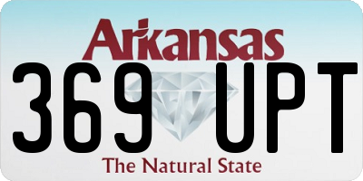 AR license plate 369UPT