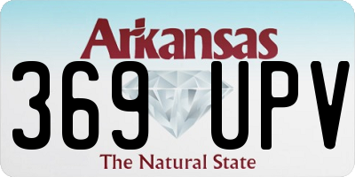 AR license plate 369UPV