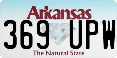 AR license plate 369UPW