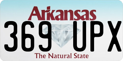 AR license plate 369UPX