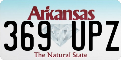 AR license plate 369UPZ
