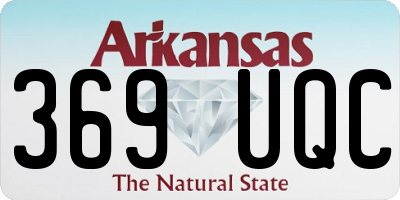 AR license plate 369UQC