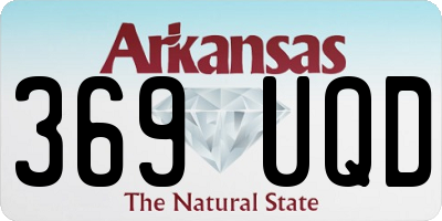 AR license plate 369UQD