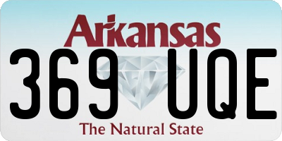 AR license plate 369UQE