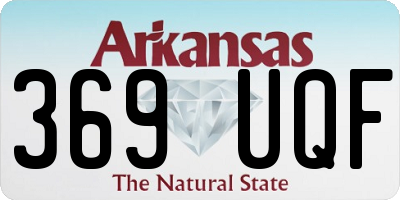 AR license plate 369UQF