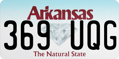 AR license plate 369UQG