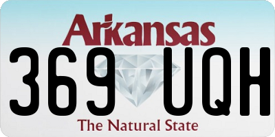 AR license plate 369UQH