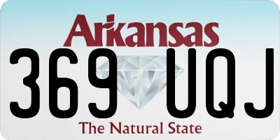 AR license plate 369UQJ