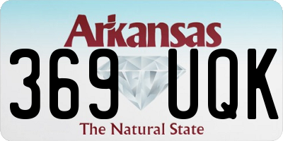AR license plate 369UQK