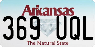 AR license plate 369UQL