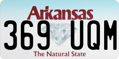 AR license plate 369UQM