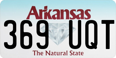 AR license plate 369UQT