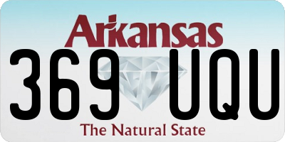 AR license plate 369UQU