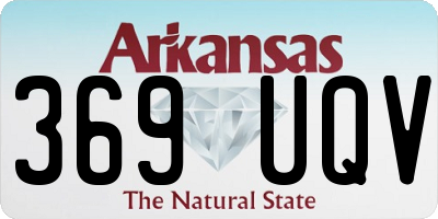 AR license plate 369UQV