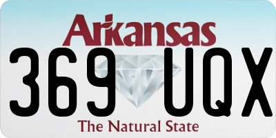 AR license plate 369UQX