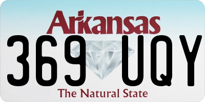 AR license plate 369UQY