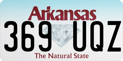 AR license plate 369UQZ