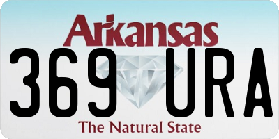 AR license plate 369URA