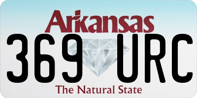 AR license plate 369URC