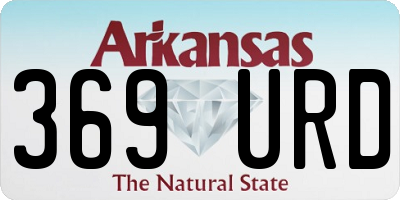 AR license plate 369URD