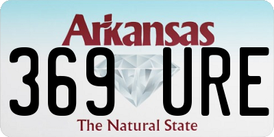 AR license plate 369URE