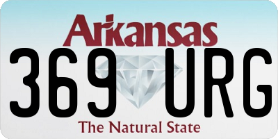 AR license plate 369URG