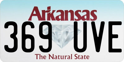 AR license plate 369UVE