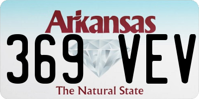 AR license plate 369VEV