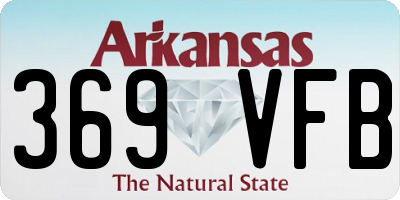 AR license plate 369VFB