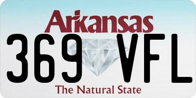 AR license plate 369VFL