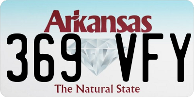 AR license plate 369VFY