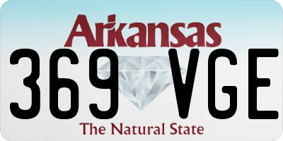 AR license plate 369VGE