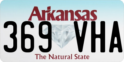 AR license plate 369VHA