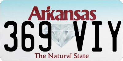 AR license plate 369VIY