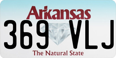 AR license plate 369VLJ