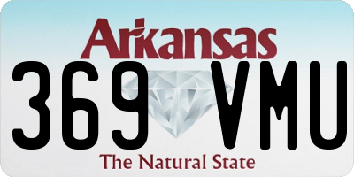 AR license plate 369VMU