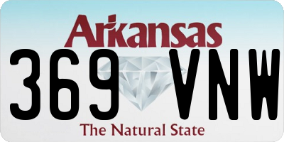 AR license plate 369VNW